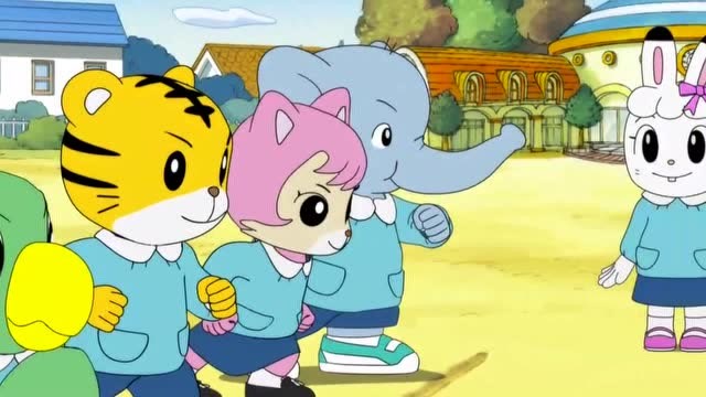 可爱巧虎岛:妙妙跑步可真快,跑步比赛又是妙妙得了名呢