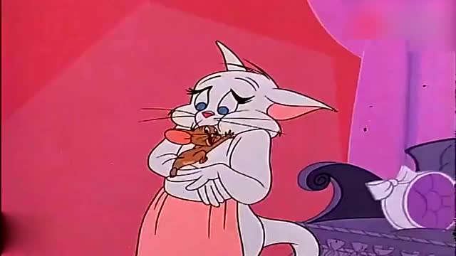 猫和老鼠抓了杰瑞送女朋友,竟被女朋友用盘子打!