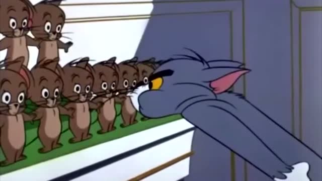 猫和老鼠:老鼠玩分身,被汤姆奇招识破,网友:汤姆好聪明