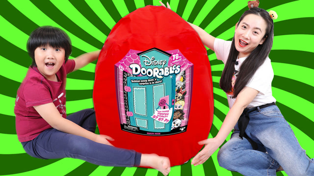 美莉玩具酷 叠叠童话屋巨型蛋奇趣蛋礼物开箱 拆箱15个童话叠叠屋玩具