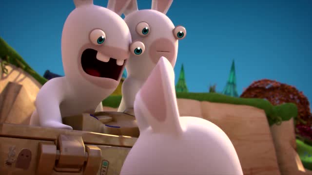 疯狂的兔子2:兔子们惊奇发现一个木乃伊状的不明物