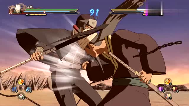 究极风暴:三船居合斩打败半藏,彩蛋中为何说半藏没有心?