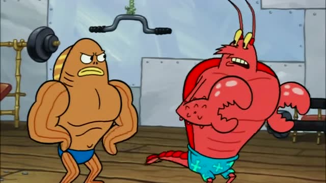 海绵宝宝:海绵宝宝拍下了虾霸被打,虾霸失业了