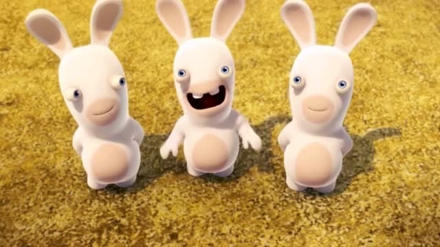 《疯狂的兔子》小兔子很不乖居然在捣乱他们拍照,可爱