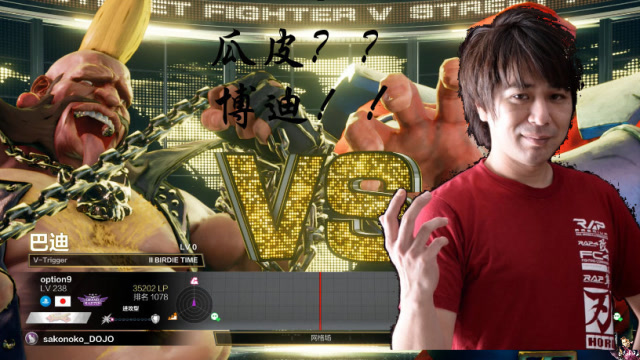 街霸5:当sako用上博迪vt2,就没fuudo啥事了