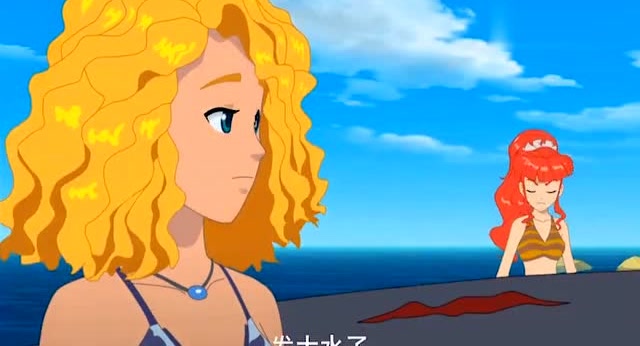 泡泡美人鱼:妮娜见如意看到爸爸就跑,知道他们肯定是闹别扭了