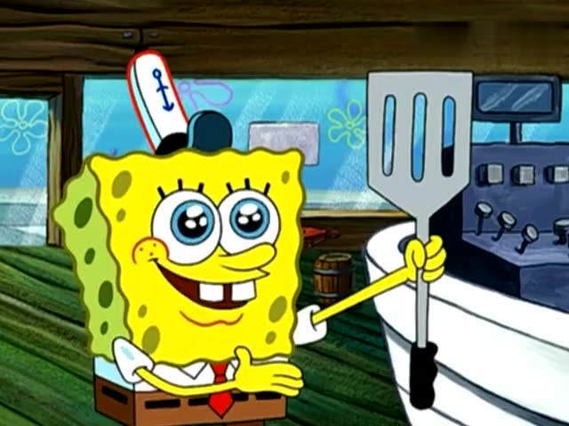 海绵宝宝工作没酬劳 居然还要给蟹老板工钱