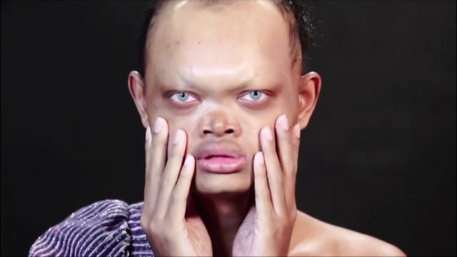 国外化妆师的极限挑战!"外星"丑男变身欧美超模,堪称最牛整容