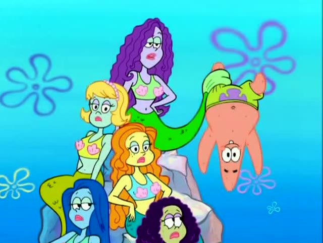 海绵宝宝: 美人鱼问购物中心是什么!