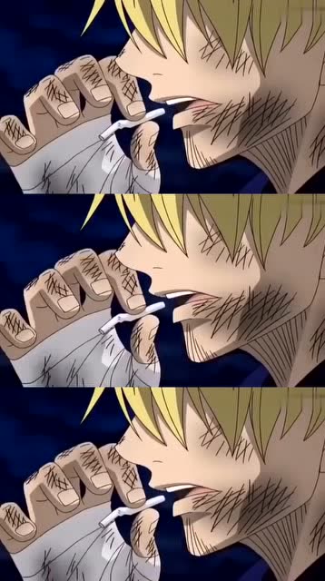 海贼王:我喜欢你,你就是抽鞭炮我都喜欢!山治抽烟的时候好帅!