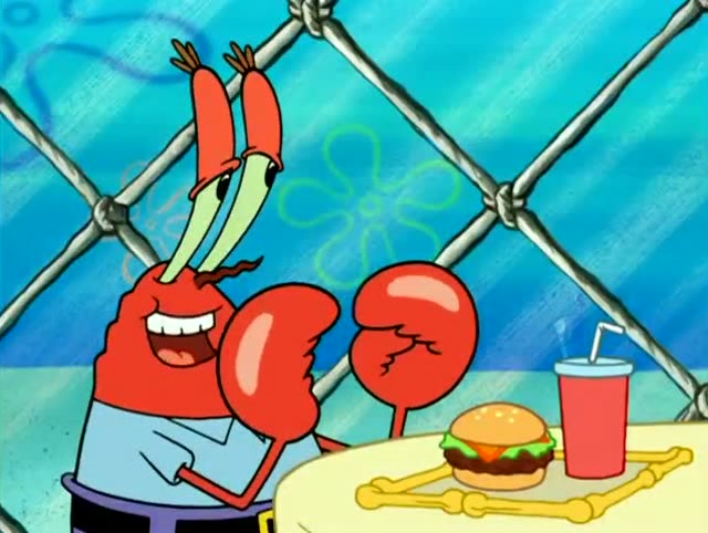 蟹老板点了两份蟹黄堡,要派美美一起吃!