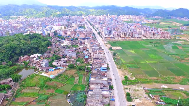 黎升影业传媒工作室 航拍广西浦北 寨圩镇