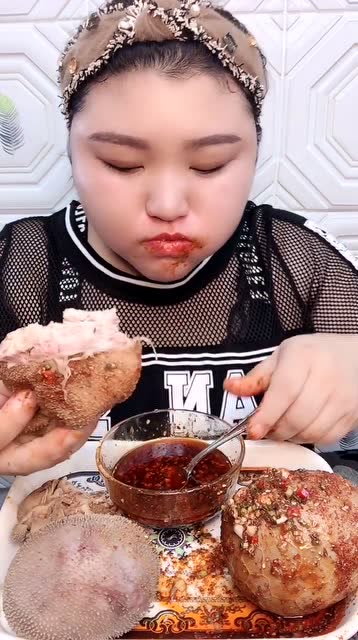 美食吃播:肚包脑,羊脑真嫩
