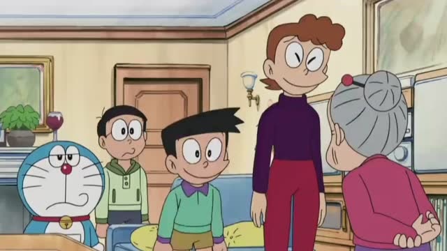 哆啦a梦:小夫和妈妈说谎掉下地狱.