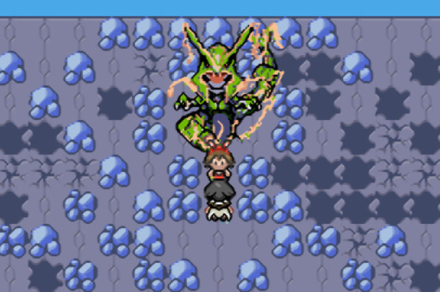 口袋妖怪究极绿宝石4ep9天空之柱收裂空座去宇宙咯!