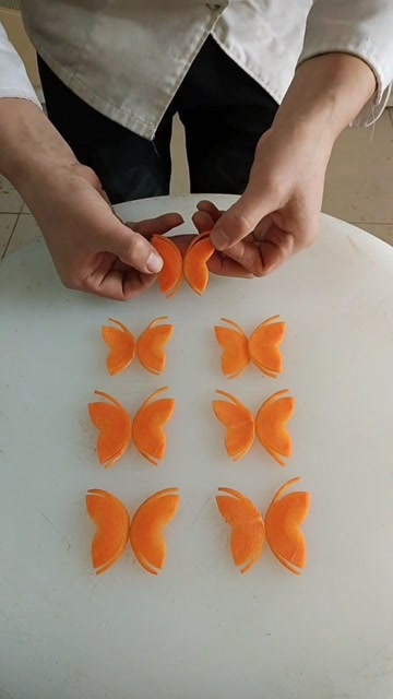 胡萝卜花刀蝴蝶图片