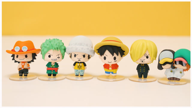 海贼王豆豆眼盲盒第二弹 q版奇趣蛋惊喜盒玩具