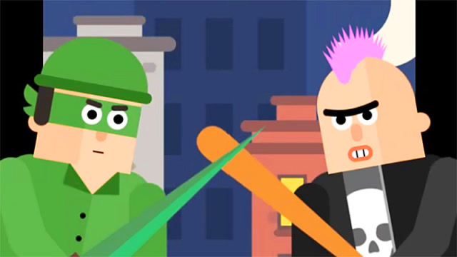 忍者先生益智游戏 坏蛋坐着气球,漂走了!