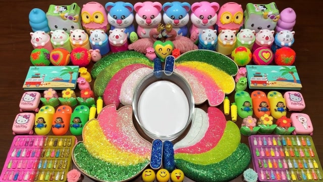 动手玩玩:五彩金粉泥 史莱姆玩玩