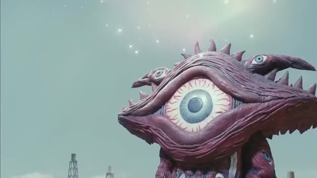 银河奥特曼s:盖亚里面的大眼怪,在这里变成了善良的怪兽