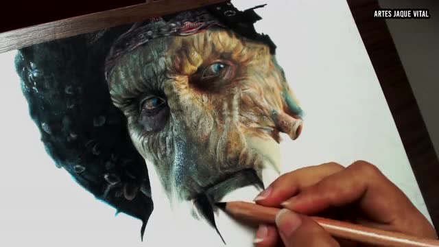 【油管搬运】大佬手绘戴维琼斯