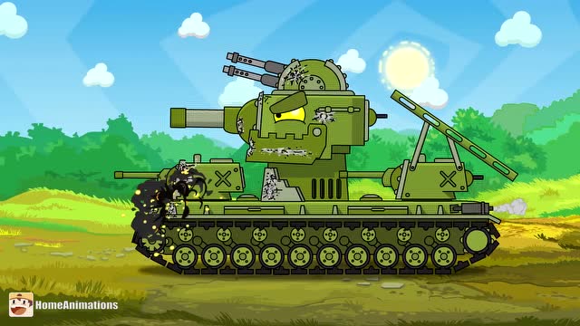 坦克世界动画:kv6继续战斗