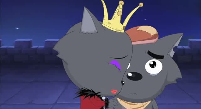 我爱灰太狼2:小灰灰回来,红太狼一家团圆,这太有爱了!