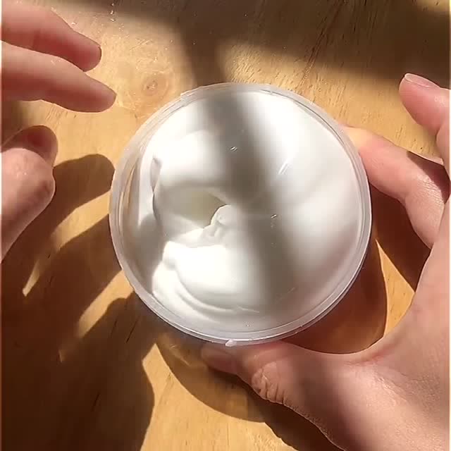超软滑的白色史莱姆,捏起来太软了,手指太舒适了