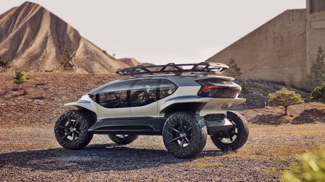 奥迪ai trail quattro概念车的公开亮相