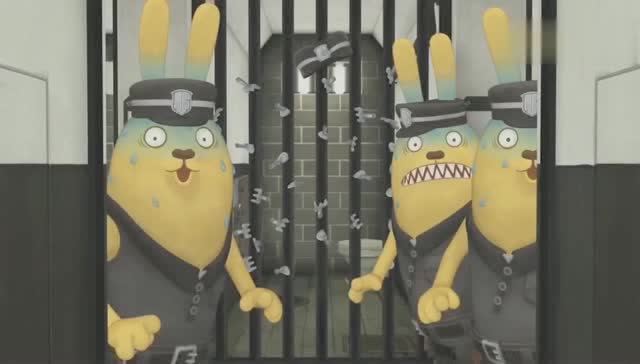 越狱兔前传:越狱兔这是吃饭还吃刀子?大伙都看懵圈了!