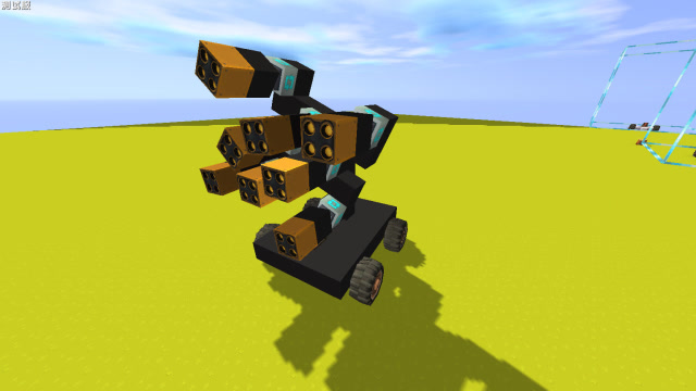 迷你世界 鬼火加特林战车 谁都逃不过我的鬼火火箭炮