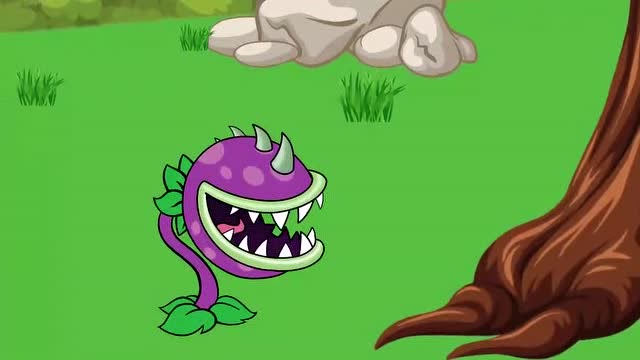 植物大战僵尸,食人花来了