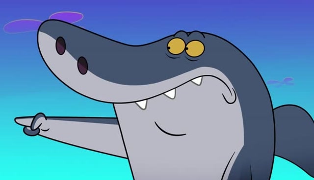 鲨鱼哥和美人鱼:鲨鱼哥想起小时候的事,笑得好开心呀