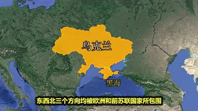 乌克兰的位置地图图片