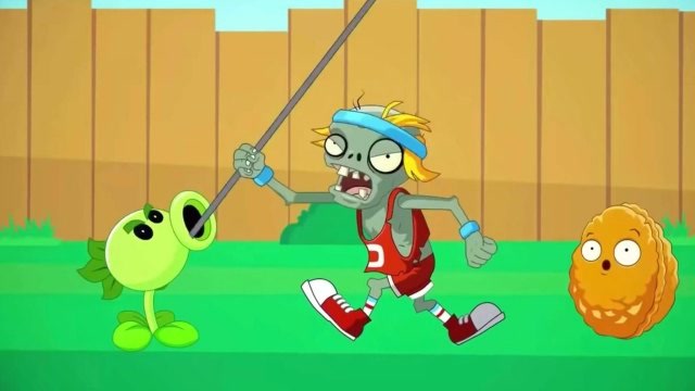 植物大战僵尸:跳杆僵尸来了