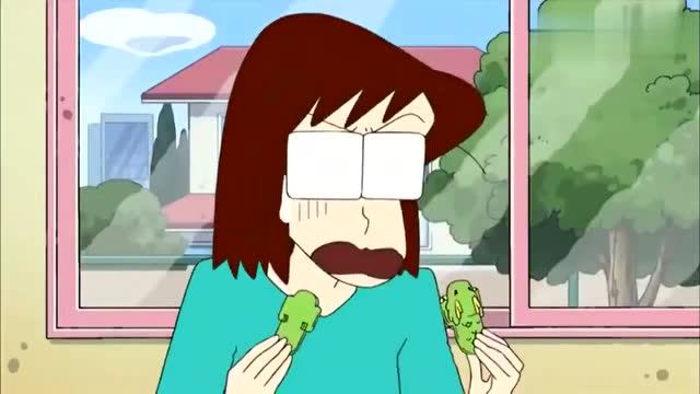 蜡笔小新:小新对上尾老师说,上天有眼,绝对不能做坏事哦!