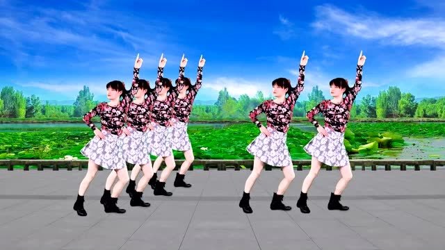 广场舞《点歌的人》歌嗨舞美美,简单又欢快