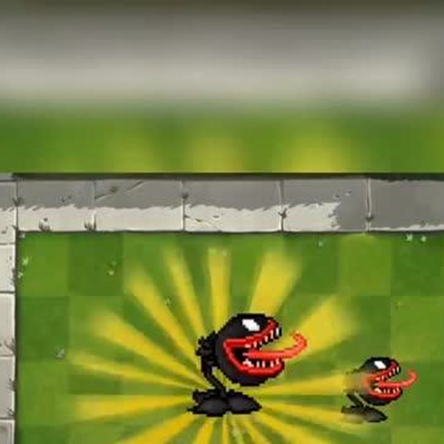 植物大战僵尸:好家伙这么会玩,把毒液和大嘴花结合,可怜的僵尸