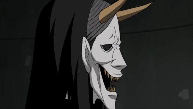 火影忍者戴面具的神秘人,大蛇丸戴上尸鬼封尽面具,怕丢了小命