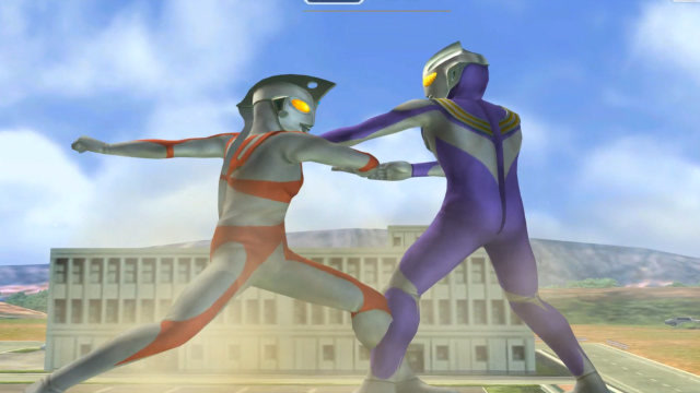 奥特曼格斗大作战:超人王牌艾斯使用火焰掌打败超人力霸主迪迦