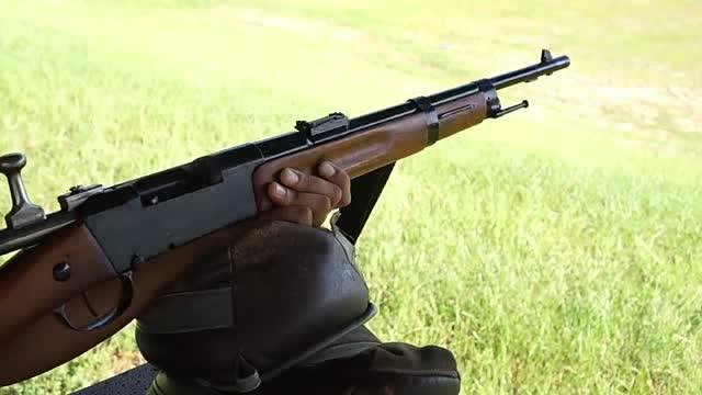法国勒贝尔m1886栓动步枪,靶场射击测试,拉栓很顺滑很自然