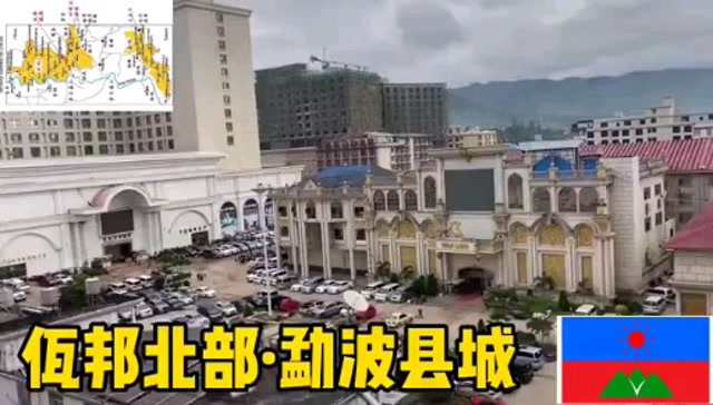 缅甸·佤邦北部·勐波县城中心