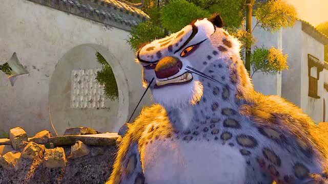 功夫熊猫:阿宝vs大龙终极战,事实证明,再强的输出也比不上肉厚!