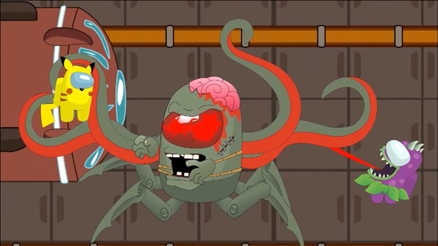 植物大战僵尸:章鱼怪被打跑