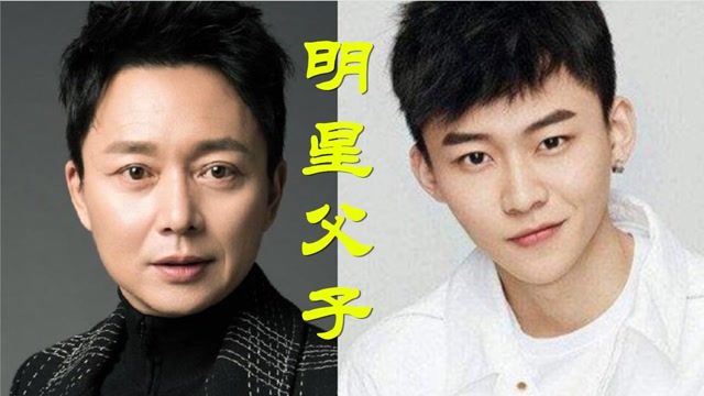 13对明星父子颜值大比拼,谢霆锋不及老爸帅,刘奕君跟儿子如"双胞胎"