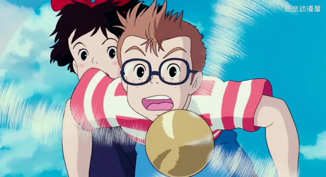 魔女宅急便20:蜻蜓做出的脚踏车竟然真的飞起来了,不知道是不是小魔女