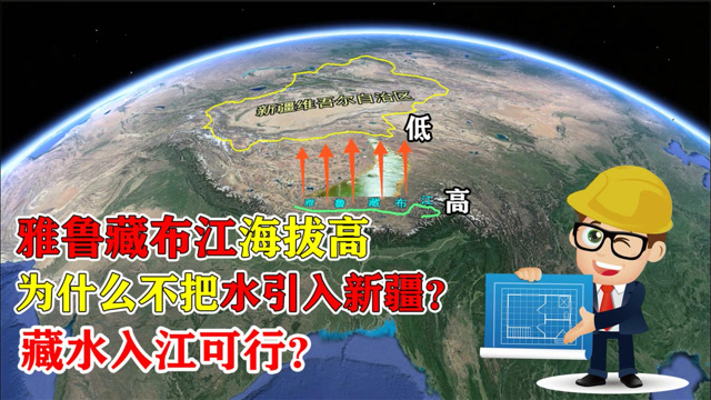 调雅鲁藏布江水入新疆,有望复活罗布泊?结合地图了解下
