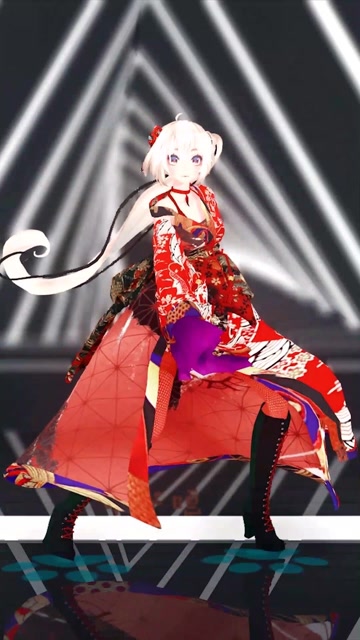 【mmd弱音】和服小姐姐