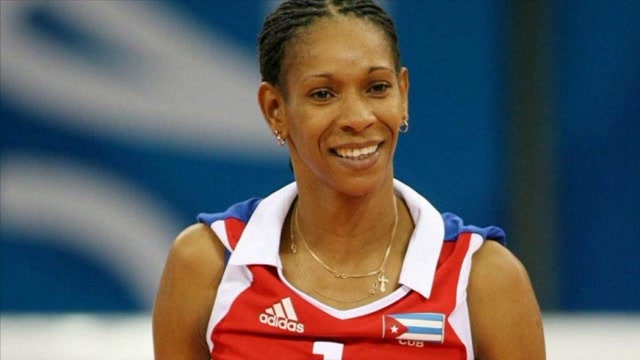 小路易斯!身高1米79,扣球高度3米29,古巴女排弹簧腿之一