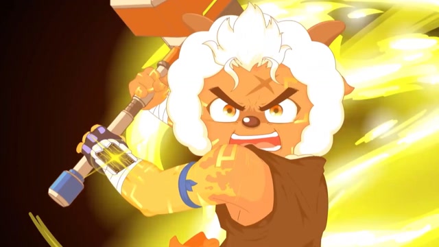 沸羊羊一次插3张卡片,实力爆棚一锤击碎敌人,超燃动漫混剪 !